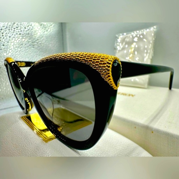 🏆Boucheron 18K GP BC0016S 001.‼️Size 53–19-140‼️Cat Eye made in Italy 🇮🇹🏆 - Picture 7 of 16